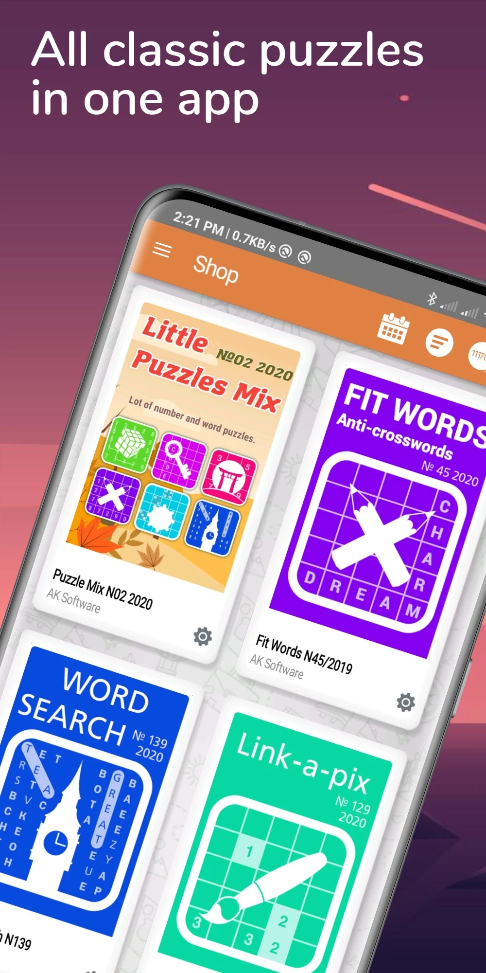 Puzzle Book: Daily puzzle page screenshot